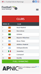 Mobile Screenshot of clubworldranking.com